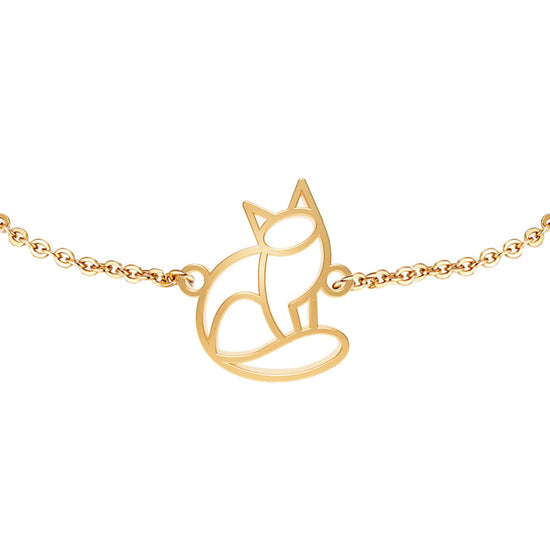 Bracelet Chat Or Chaîne Zoom #Couleur et bracelet_No