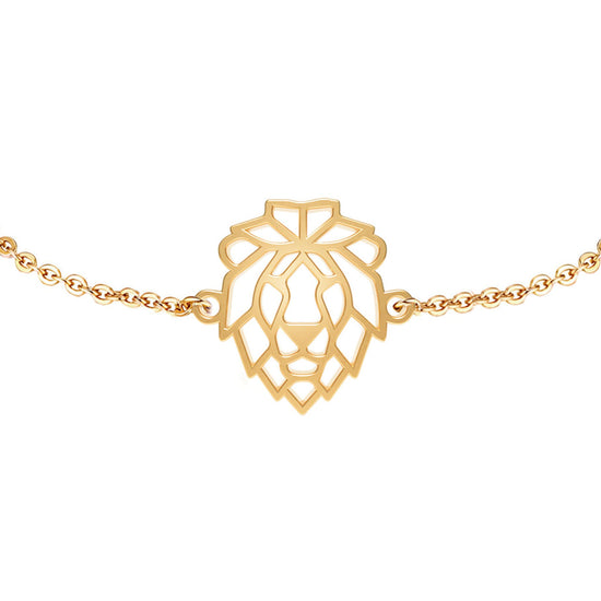 Bracelet Lion Or Chaîne Zoom #Couleur et bracelet_No