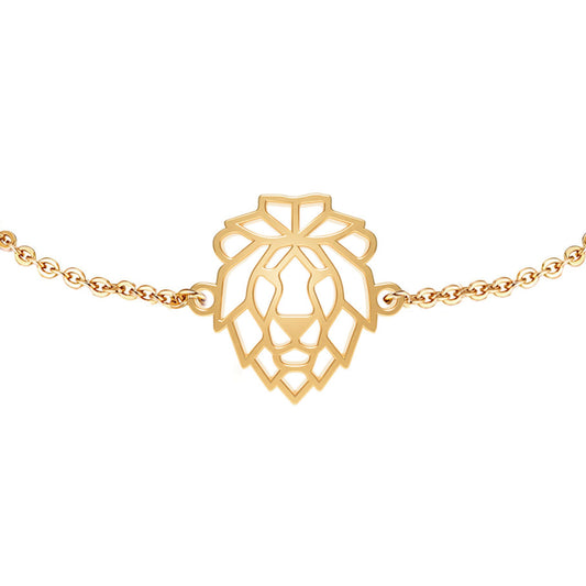 Bracelet Lion Or Chaîne Zoom #Couleur et bracelet_No