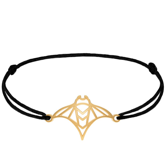 Bracelet Raie 2 Or cordon #Couleur et bracelet_Or avec cordon #Modèle_Modèle 2