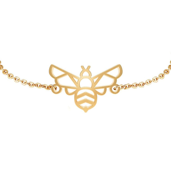 Bracelet Abeille Or Zoom #Couleur et bracelet_No