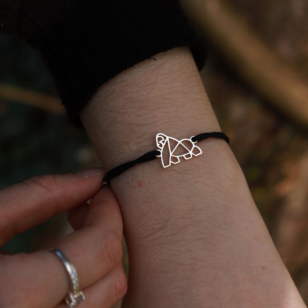 bracelet cordon animal totem gorille