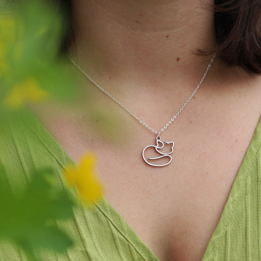 Collier Panda Roux One Line